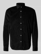 MCNEAL Freizeithemd mit Knopfleiste in Black, Größe XXL
