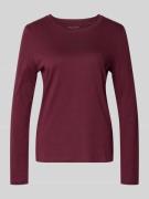 Marc O'Polo Regular Fit Langarmshirt aus reiner Baumwolle in Bordeaux,...