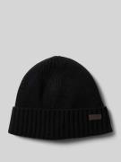 Barbour Beanie aus Woll-Mix Modell 'CARLTON' in Black, Größe 1