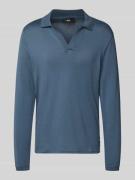 CINQUE Regular Fit Poloshirt mit V-Ausschnitt Modell 'BOLLO' in Hellbl...