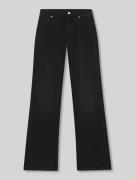 HUGO Wide Leg Jeans aus Baumwoll-Mix in Black, Größe 29/32
