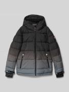 Killtec Regular Fit Steppjacke mit Logo-Applikation in Graphit, Größe ...