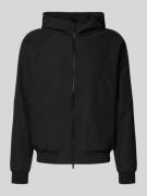 Jack & Jones Jacke mit Kapuze Modell 'JAXON' in BLACK, Größe L
