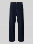 REVIEW Cordhose mit 5-Pocket-Design in Marine, Größe S