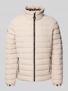 Superdry Steppjacke mit Stehkragen Modell 'Fuji' in Offwhite, Größe M
