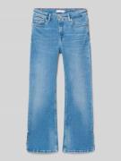 Tommy Hilfiger Teens Flared Jeans aus Baumwoll-Mix in Blau, Größe 140