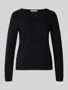 Marc O'Polo Regular Fit Strickpullover mit Schurwoll-Anteil in Black, ...