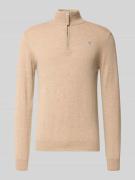 Gant Regular Fit Pullover mit Strick-Optik aus reiner Lammwolle in San...