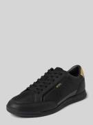 BOSS Low Top Sneaker mit Gummisohle in Black, Größe 41