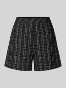 Guess Regular Fit Shorts in Tweed-Optik Modell 'Sandra' in Black, Größ...