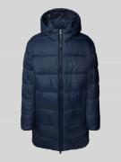 BOSS Regular Fit Steppjacke mit Label Print Modell 'CIKER' in Marine, ...