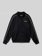 s.Oliver RED LABEL Regular Fit Sweatjacke mit Baumwoll-Anteil in Black...