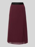 comma Midirock mit elastischem Bund in Bordeaux, Größe 40