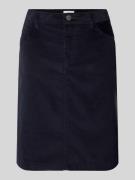 s.Oliver RED LABEL Ausgestellter Mini-Rock in Cord-Optik in Marine, Gr...