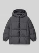 Mango Steppjacke mit Reißverschluss Modell 'america' in Graphit, Größe...