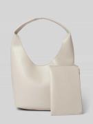 CK Calvin Klein Handtasche mit Anhänger in Beige, Größe 1