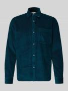 Tom Tailor Denim Relaxed Fit Cordhemd aus reiner Baumwolle in Dunkelgr...