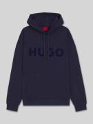 HUGO Oversized Hoodie aus reiner Baumwolle Modell 'DITCHLE' in Royal, ...