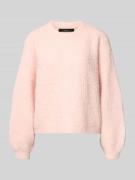 Vero Moda Relaxed Fit Strickpullover mit Woll-Anteil Modell 'CARMEN' i...