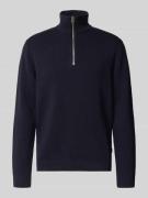 Jack & Jones Premium Troyer mit Label-Detail Modell 'MILANO' in Dunkel...
