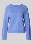 Marc O'Polo Denim Regular Fit Strickpullover aus Baumwoll-Mix in Bleu,...
