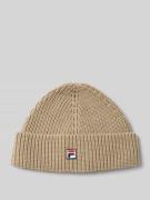 FILA Beanie mit Label-Stitching Modell 'BIELLA' in Beige, Größe 1