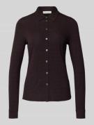 Marc O'Polo Regular Fit Bluse aus Viskose-Mix in Rot, Größe L
