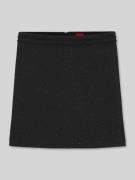 HUGO Mini-Rock aus Bouclé Modell 'RAFRANSI' in Black, Größe 34