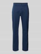BOSS Orange Tapered Fit Chino mit Gürtelschlaufen in Bleu, Größe 34/32