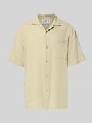 JAKE*S STUDIO MEN Freizeithemd mit Knopfleiste in Hellgruen, Größe L