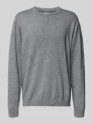 Jack & Jones Longsleeve mit Rundhalsausschnitt in Hellgrau Melange, Gr...