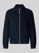 SELECTED HOMME Regular Fit Jacke aus Woll-Mix in Marine, Größe XL