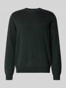 Christian Berg Men Regular Fit Strickpullover aus Baumwoll-Woll-Mix in...