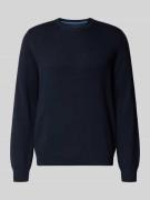 Christian Berg Men Regular Fit Strickpullover aus Baumwoll-Woll-Mix in...