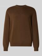 Christian Berg Men Regular Fit Strickpullover aus Baumwoll-Woll-Mix in...