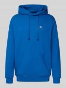 Tommy Jeans Regular Fit Hoodie aus reiner Baumwolle in Royal, Größe L