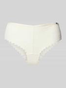 Skiny Slim Fit Slip mit Logo-Applikation Modell 'Cheeky' in Offwhite, ...