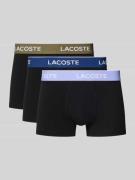 Lacoste Trunks aus Baumwoll-Mix im 3er-Pack in Violett, Größe L