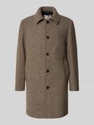 SELECTED HOMME Regular Fit Wollmantel mit Umlegekragen Modell 'ARCHIVE...