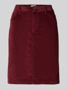 s.Oliver RED LABEL Ausgestellter Mini-Rock in Cord-Optik in Bordeaux, ...