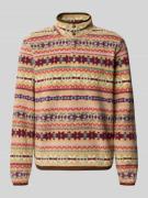 Polo Ralph Lauren Sweatshirt mit Stehkragen in Camel, Größe L