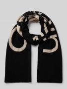 CK Calvin Klein Schal aus Woll-Kaschmir-Mix in Black, Größe 1