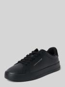 Tommy Hilfiger Low Top Sneaker aus echtem Leder Modell 'COURT' in Blac...
