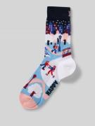 Happy Socks Regular Fit Socken mit Motiv-Stitching Modell 'Ice Skating...