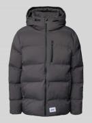 khujo Steppjacke mit Kapuze Modell 'Silas' in Anthrazit, Größe L