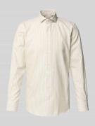 Profuomo Slim Fit Business-Hemd mit Kentkragen in Sand, Größe 38