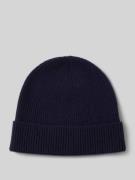 Strellson Mütze aus Woll-Mix Modell 'LORAS' in Dunkelblau, Größe 1