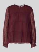 Only Relaxed Fit Langarmbluse mit Dobby-Struktur Modell 'ELIZA LIFE' i...