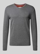 Tom Tailor Regular Fit Pullover aus reiner Baumwolle in Anthrazit, Grö...
