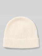 Strellson Mütze aus Woll-Mix Modell 'LORAS' in Offwhite, Größe 1